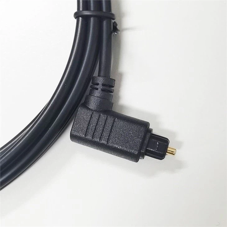 China factory 90 Degree angle to straight HIFI Digital Audio Optical Fiber Cable (2)