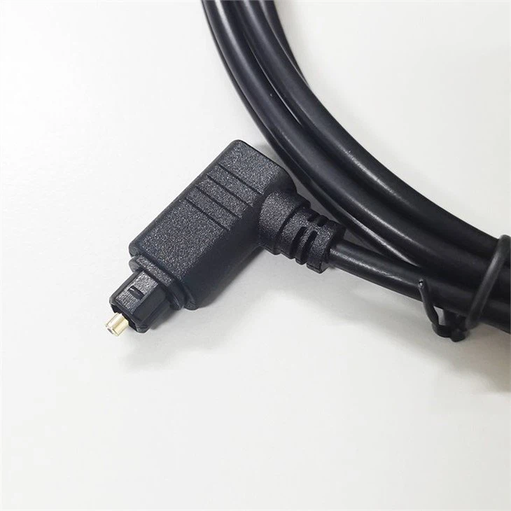 China factory 90 Degree angle to straight HIFI Digital Audio Optical Fiber Cable (3)
